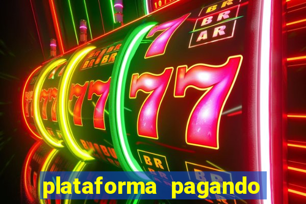 plataforma pagando no cadastro